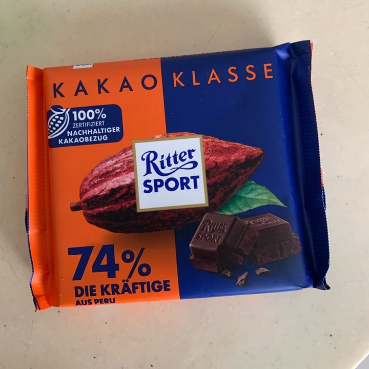 photo of Ritter Sport Intense 74% Cocoa Dark Chocolate shared by @turtleisland on  27 Feb 2023 - review