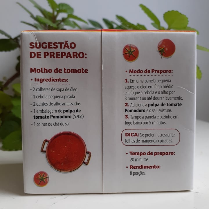 photo of Cica Polpa de Tomate Pomodoro shared by @libelulavegan on  17 May 2023 - review