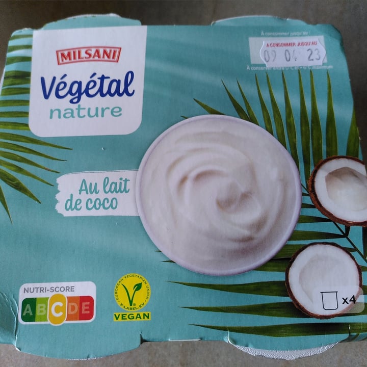 photo of Milsani végétale natire au lait de coco shared by @walkabout-veg on  16 Mar 2023 - review