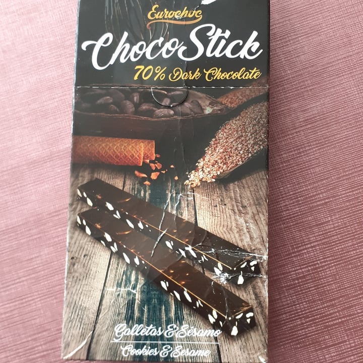 photo of Eurochoc Choco stick con galletas y sésamo shared by @txispa on  11 Jan 2023 - review