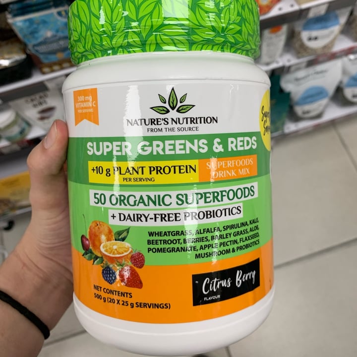 photo of Nature's Nutrition Super Greens & Reds shared by @robin-lee on  27 Feb 2023 - review