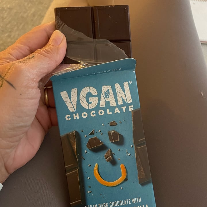 photo of VGAN Chocolate Vegan Dark Chocolate with Grapefruit and Chia shared by @superswede on  03 Feb 2023 - review