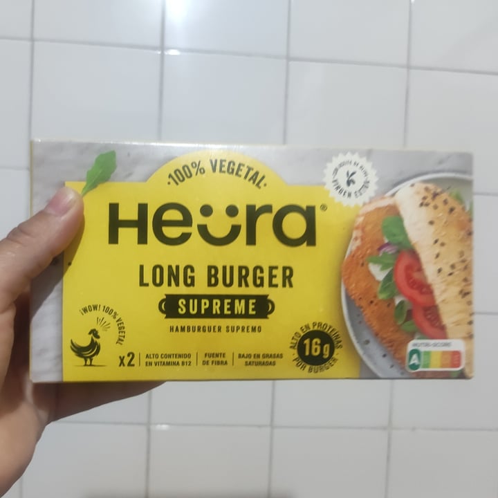 photo of Heura Long Burger Supreme shared by @rocio-c-s-d on  13 Jul 2023 - review