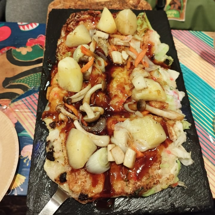photo of OKO - Fun Okonomiyaki Bar (遊べるお好み焼き屋 ＯＫＯ) Vegan Okonomiyaki shared by @jwebbnature on  04 Feb 2023 - review