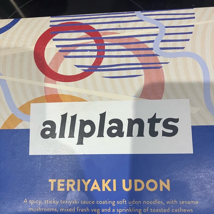 photo of Allplants Teriyaki Udon shared by @angelavasiliu on  25 Apr 2023 - review