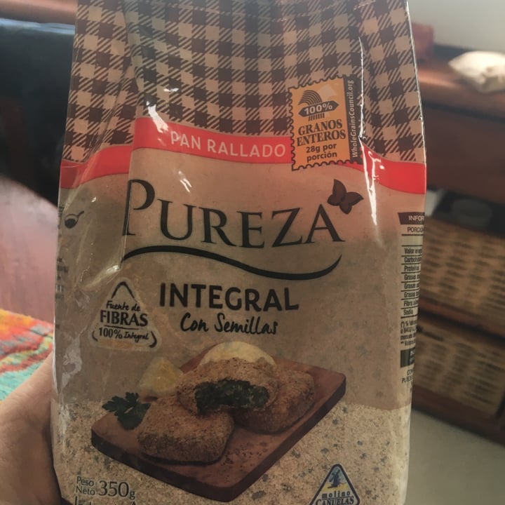 photo of Pureza Pan rallado integral con semillas shared by @nubosidadvariable on  18 Mar 2023 - review