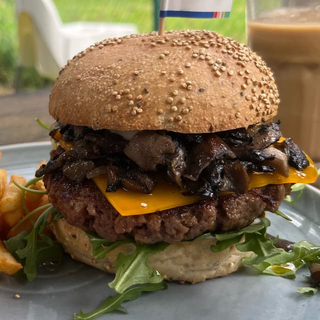 Photo of the dish “vegan burger”