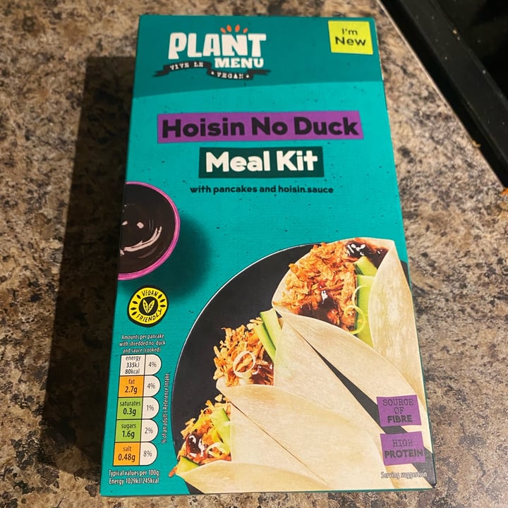 photo of Plant Menu Hoisin No Duck Meal Kit shared by @meganthevegetable on  18 Jan 2023 - review
