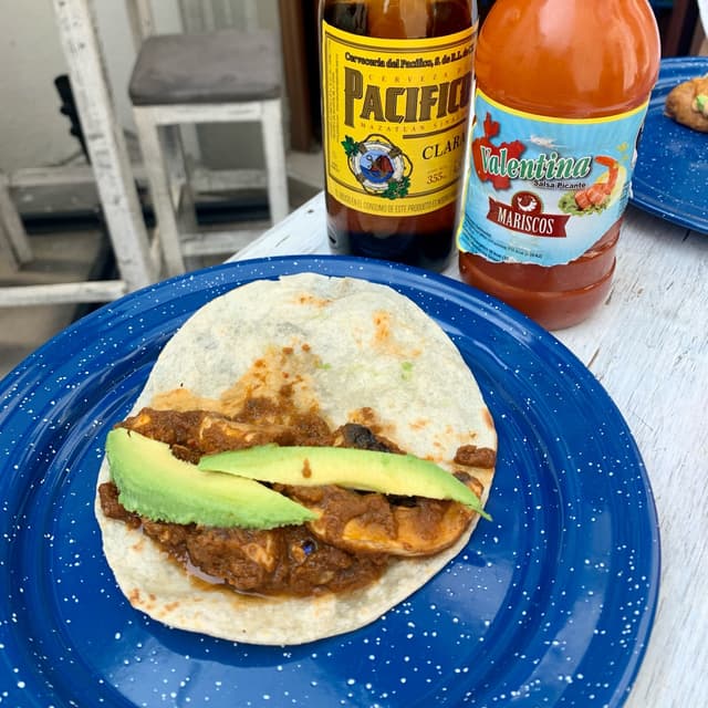 Photo of the dish “taco a la diabla”
