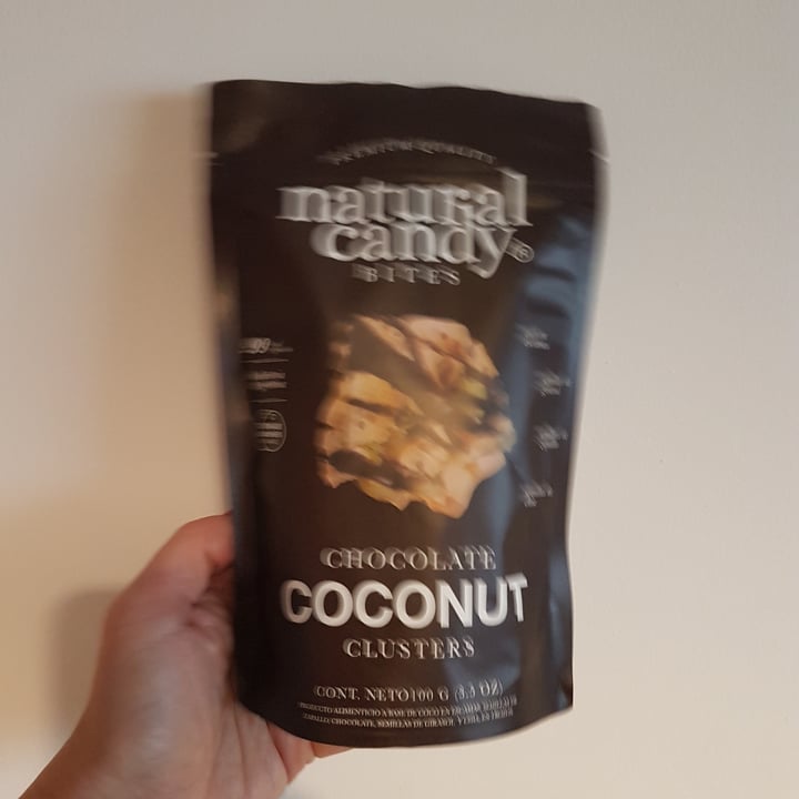photo of Natural Candy Chocolate coconut clusters shared by @vforvegan on  24 Jul 2023 - review
