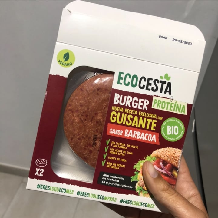 photo of Ecocesta Burger Con Guisantes shared by @mariannasofianos on  27 May 2023 - review