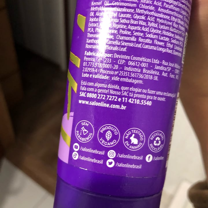 photo of Salon line Condicionador Anti Queda shared by @brendays on  22 May 2023 - review