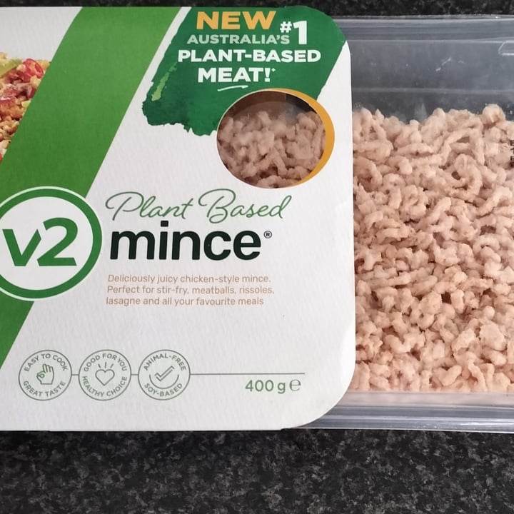 photo of V2 Food Plant-based mince shared by @helenevegan on  22 Feb 2023 - review