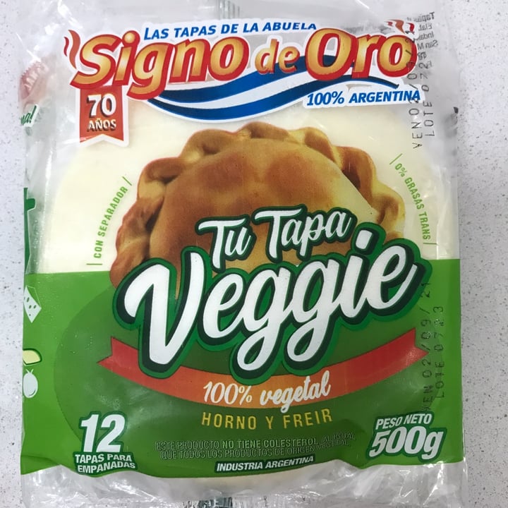 photo of Signo de Oro Tapa De Empanada Veggie shared by @signorinaluciana on  19 Apr 2023 - review
