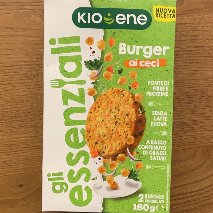 photo of Kioene gli essenziali burger ai ceci shared by @nadiste on  20 Jan 2023 - review