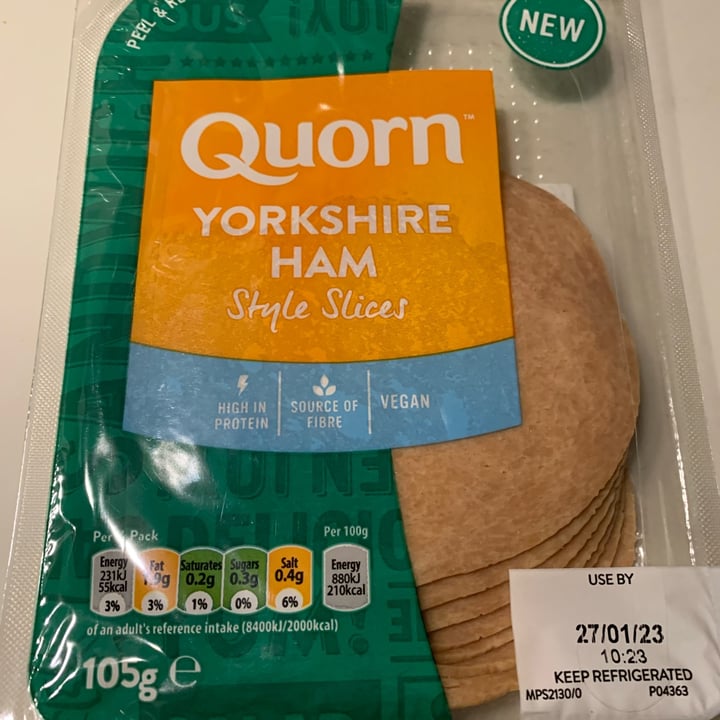 photo of Quorn Yorkshire Ham Slices shared by @smuz90 on  25 Jan 2023 - review
