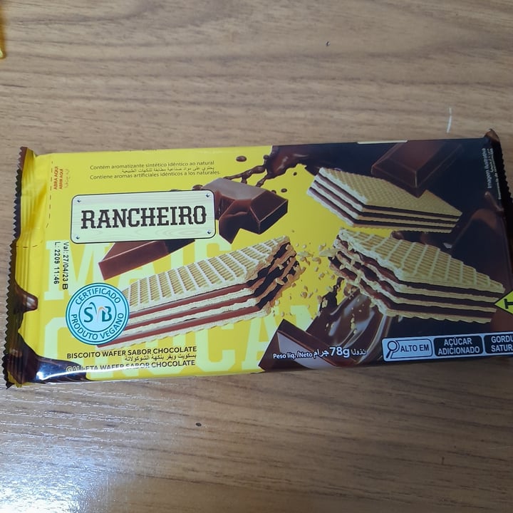 photo of Rancheiro Biscoito Wafer Sabor Chocolate shared by @ana2022 on  24 Jan 2023 - review