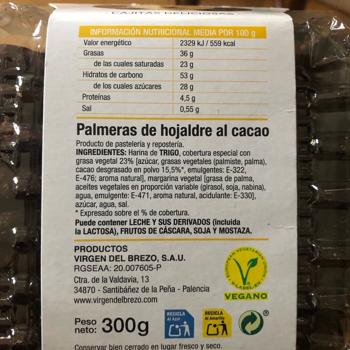 photo of Virgen del Brezo Palmeras 1/2 baño de cacao shared by @estherfe on  18 Mar 2023 - review