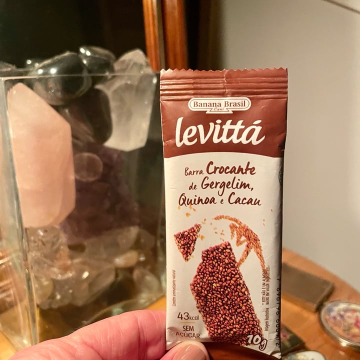 photo of Levitta Barra Crocante de Gergelum, Quinoa e Cacau shared by @juju1965 on  20 Jan 2023 - review
