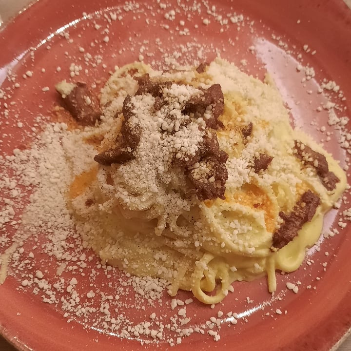 photo of Rifugio Romano Mezzamanica Alla Gricia Vegan shared by @saraborsati on  28 Feb 2023 - review