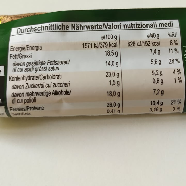 photo of Lidl vegan protein bar gusto brownie al cioccolato shared by @rosannasanseverino on  07 Jun 2023 - review
