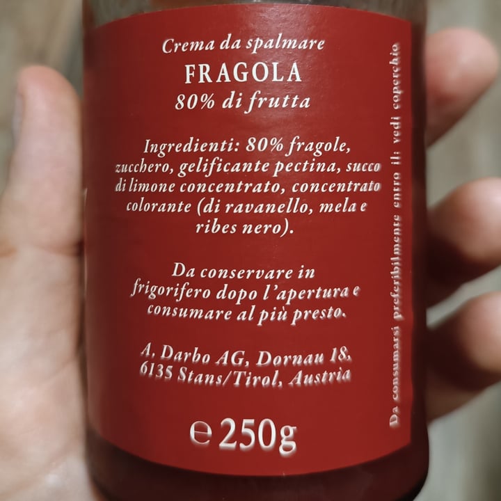 photo of dArbo gusto infinito 80% fragola shared by @cheti on  10 Aug 2023 - review