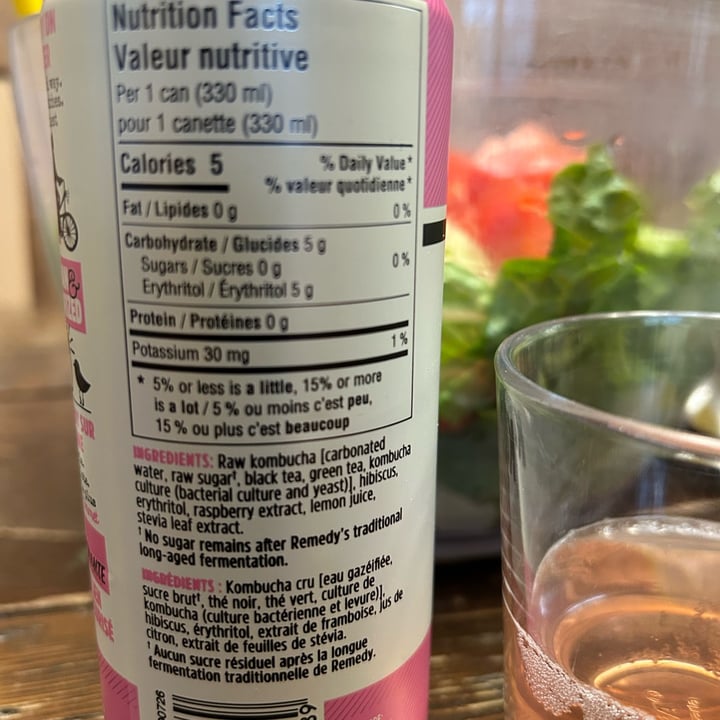 photo of Remedy Kombucha Raspberry Lemonade shared by @maryanarch on  23 Apr 2023 - review