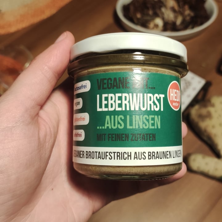 photo of Hedi Naturkost Leberwurst aus Linsen shared by @laltromenu on  05 Jan 2023 - review