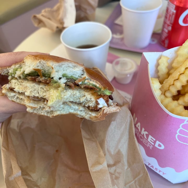 photo of Naked Burger - Vegan & Tasty Chicken Avocado Burger shared by @auroras on  30 Apr 2023 - review