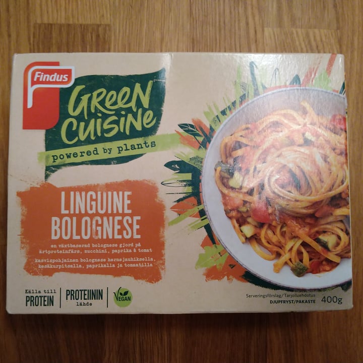 photo of Findus Green cuisine Linguine Bolognese shared by @nattbjorn on  03 Mar 2023 - review