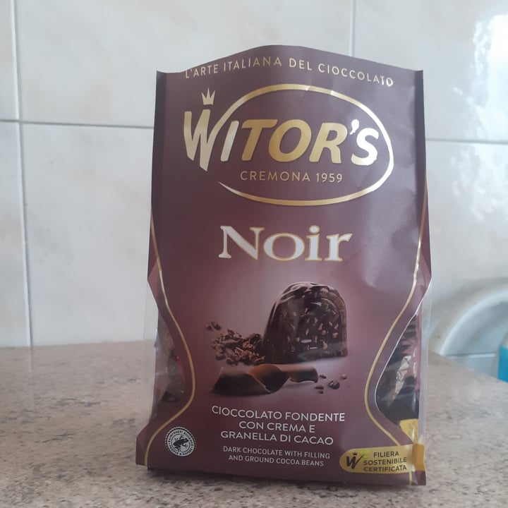 photo of Witor’s Cioccolatini fondenti con crema e granella di cacao shared by @danivegmmb on  03 Apr 2023 - review