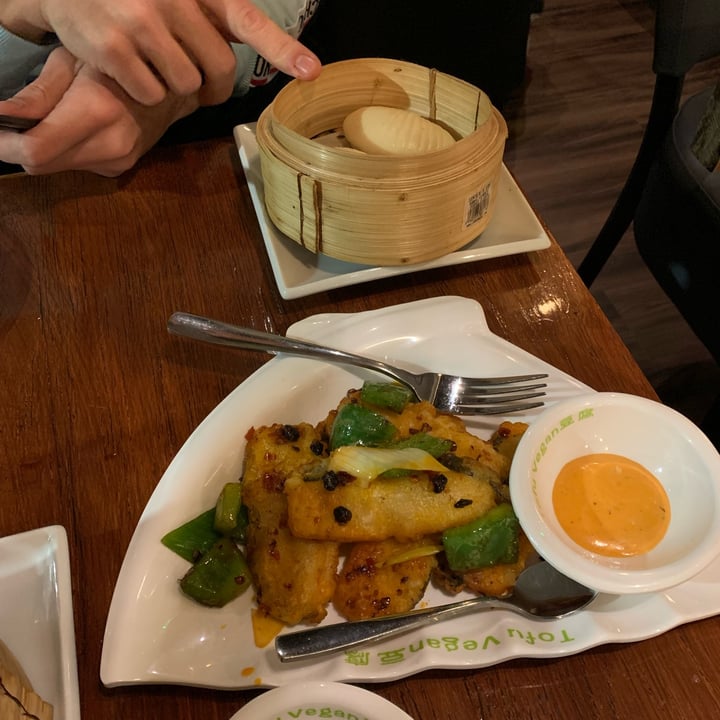 photo of Tofu Vegan Twice-cooked 'fish' shared by @fradelor on  07 Feb 2023 - review