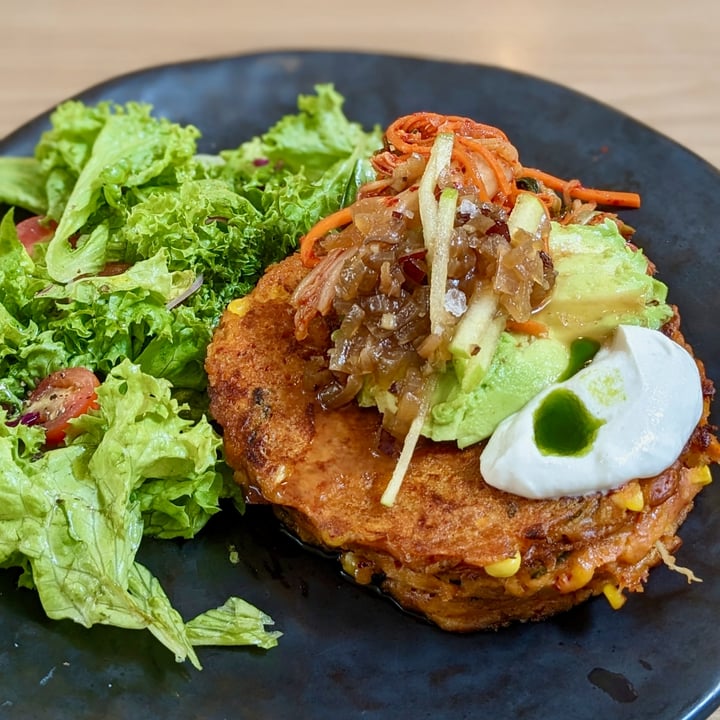 photo of Back to Eden Singapore (Cafe) Kimchi Pancakes shared by @xinru-t on  24 May 2023 - review