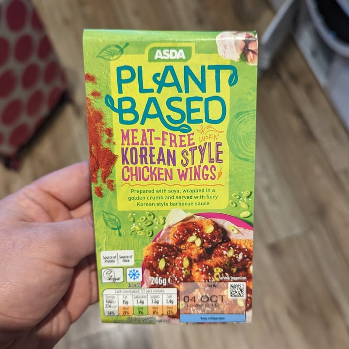 photo of Asda Plant Based  korean style chicken wings shared by @ryster on  18 Mar 2023 - review