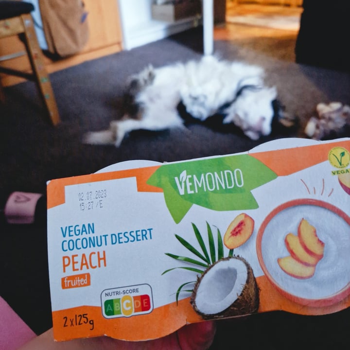 photo of Vemondo Vegan Coconut Dessert Peach shared by @valibabali on  19 Jun 2023 - review