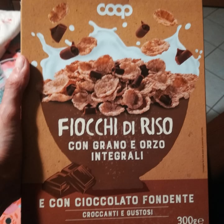 photo of Coop Fiocchi di riso con grano e orzo integrali E Con Cioccolato Fondente shared by @grilla on  16 Feb 2023 - review