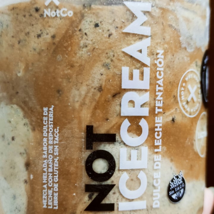 photo of NotCo Not Ice Cream Dulce De Leche Tentación shared by @julbe on  19 Feb 2023 - review