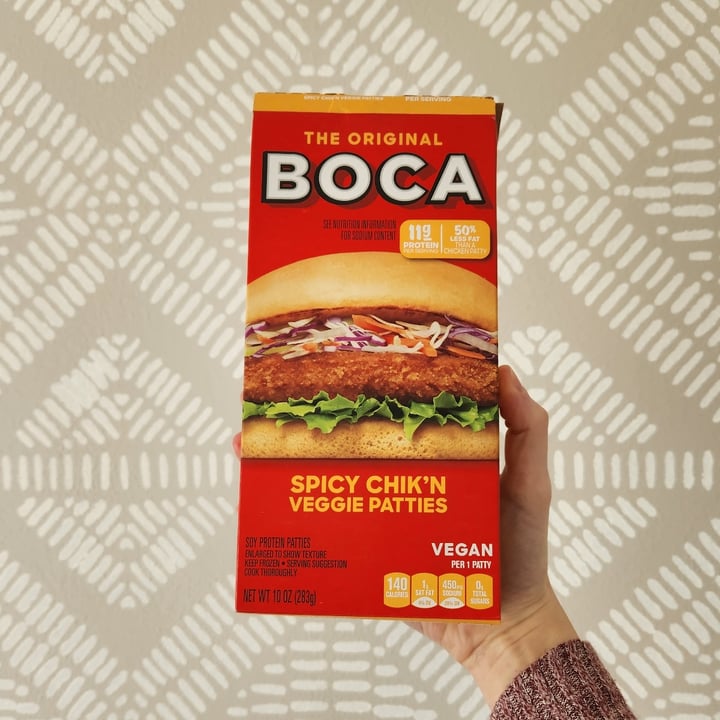 photo of BOCA Spicy Chik’n Veggie Patties shared by @rosieb33 on  11 Apr 2023 - review