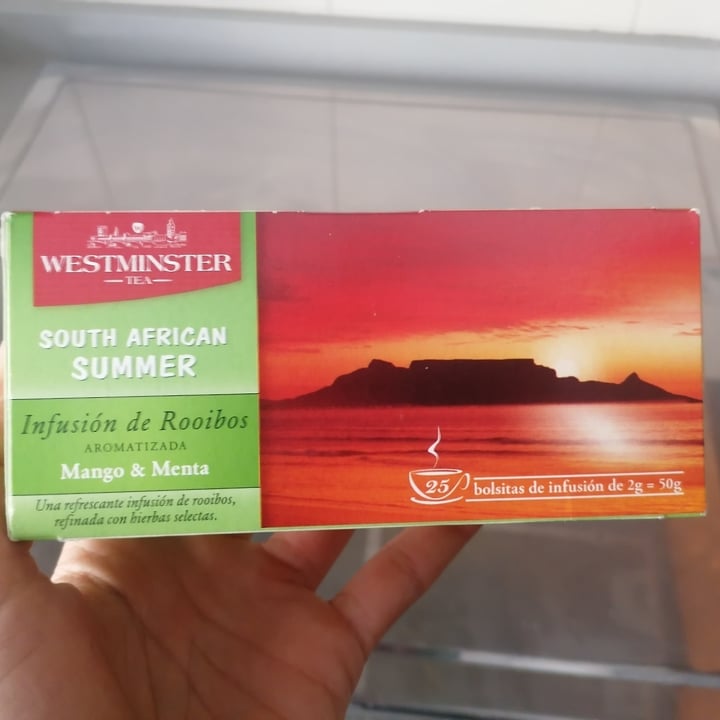 photo of Westminster Infusión Rooibos Mango y Menta shared by @patatitacontofu on  13 Jun 2023 - review