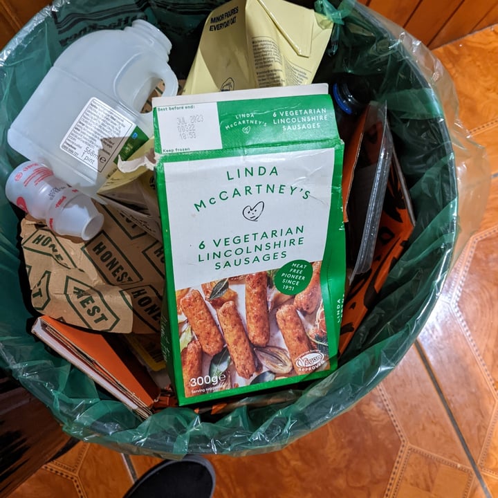 photo of Linda McCartney's 6 Vegetarian Lincolnshire Sausages shared by @katchan on  03 Jan 2023 - review