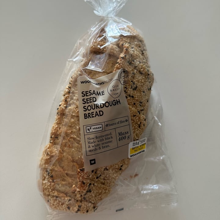 photo of Woolworths Food Sesame Seed Sourdough Bread shared by @aleecpt on  08 Mar 2023 - review
