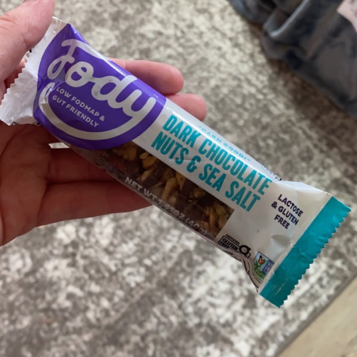 photo of Fody dark chocolate nuts and sea salt bar shared by @baileymac on  14 Aug 2023 - review