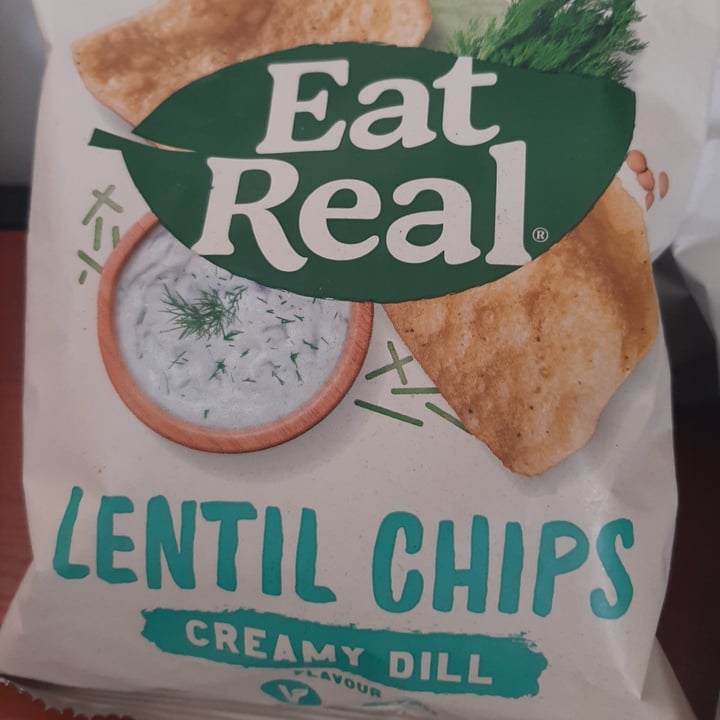 photo of Eat Real Lentil Chips Creamy Dill Flavour shared by @vveganlife on  05 Mar 2023 - review