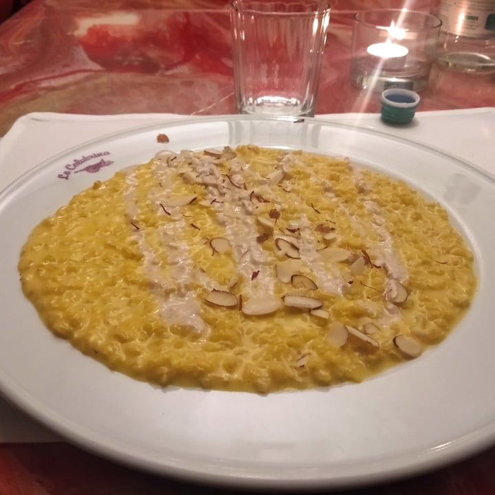 photo of La Colubrina risotto Allo Zafferano Mantecato Con Crema Di Mandorle shared by @marticecia on  27 Jan 2023 - review