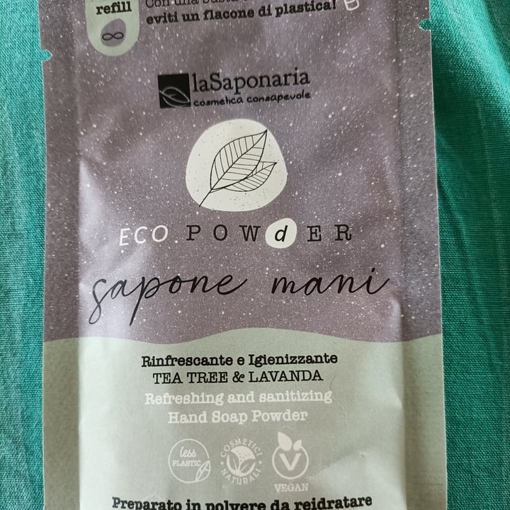 photo of La Saponaria Sapone mani in polvere rinfrescante e igienizzante Ecopowder shared by @lacri88 on  13 Mar 2023 - review