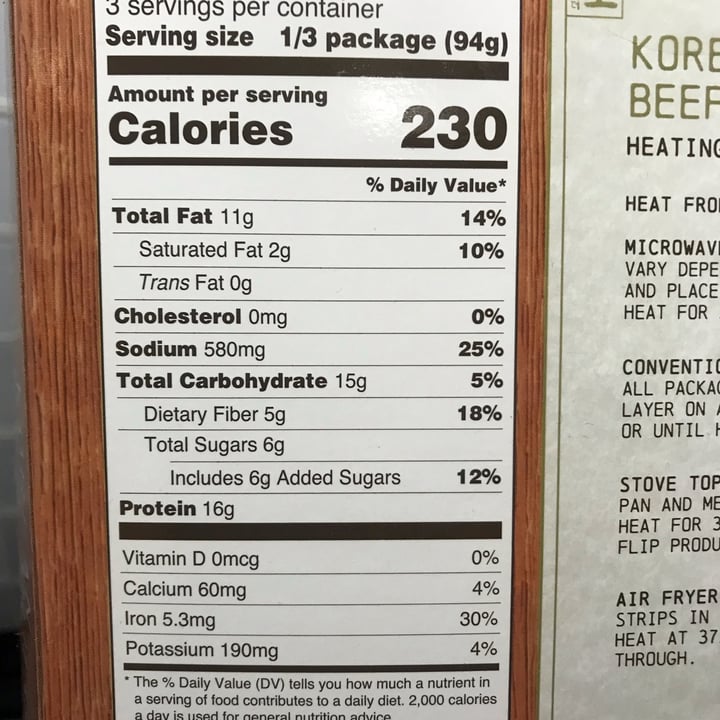 photo of Trader Joe's Korean Beefless Bulgogi shared by @malcolmcg on  12 Apr 2023 - review