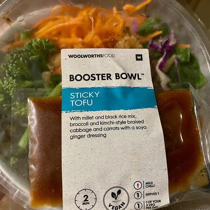 photo of Woolworths Food Sticky Tofu Booster Bowl shared by @andrew309 on  22 Feb 2023 - review