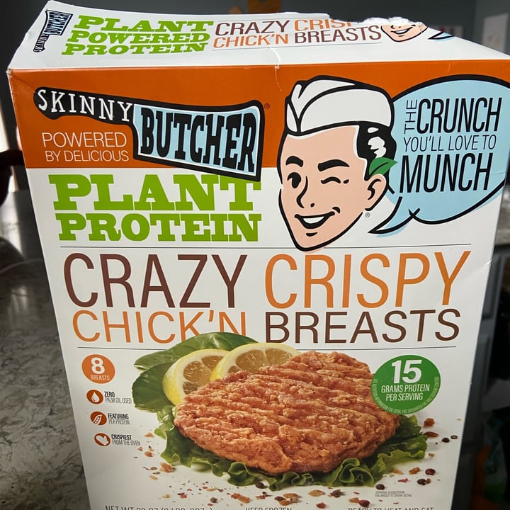 photo of Skinny Butcher Crazy Crispy Chick’n Breasts shared by @vfct on  01 Jan 2023 - review