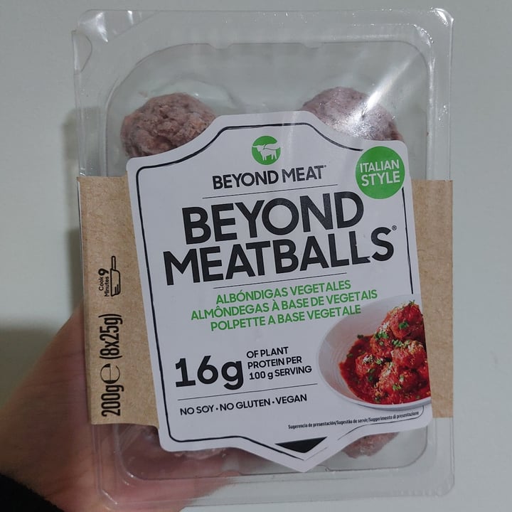 photo of Beyond Meat Beyond Meatballs shared by @inesdimiceli on  25 Feb 2023 - review