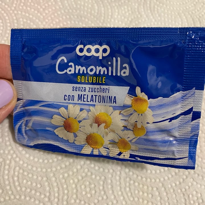 photo of Coop Camomilla solubile con melatonina shared by @aleglass on  29 Jan 2023 - review